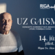 Vilnis Šmīdbergs. Afiša koncertam Uz gaismu. Foto Reinis Hofmanis